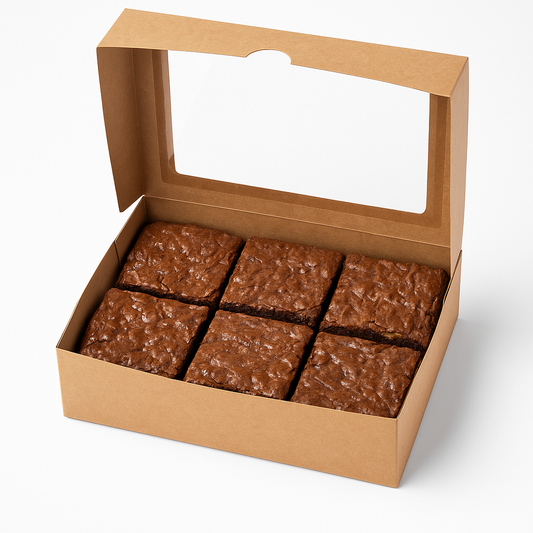 Crackly Top Brownies with Walnuts